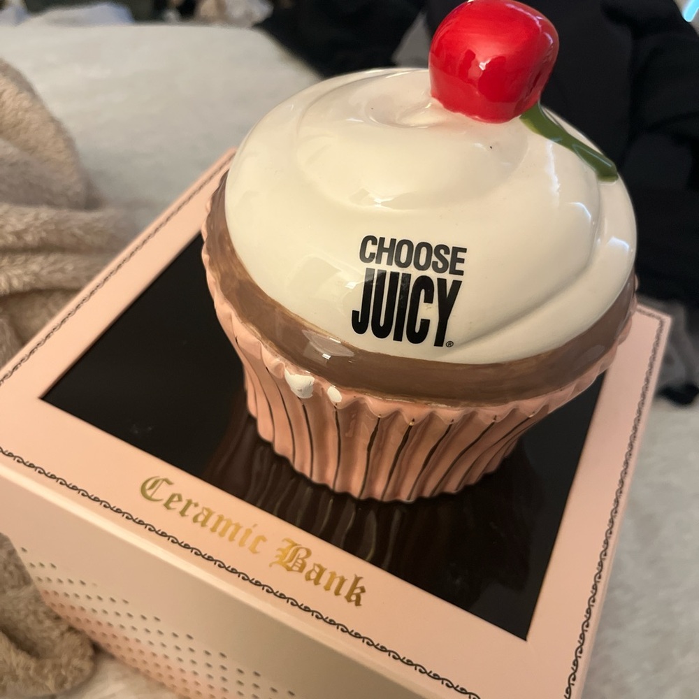 Juicy Couture Ceramic Cupcake Bank